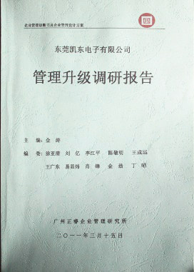 2012年4月5日，正睿咨詢向潔麗決策層陳述調(diào)研報(bào)告
